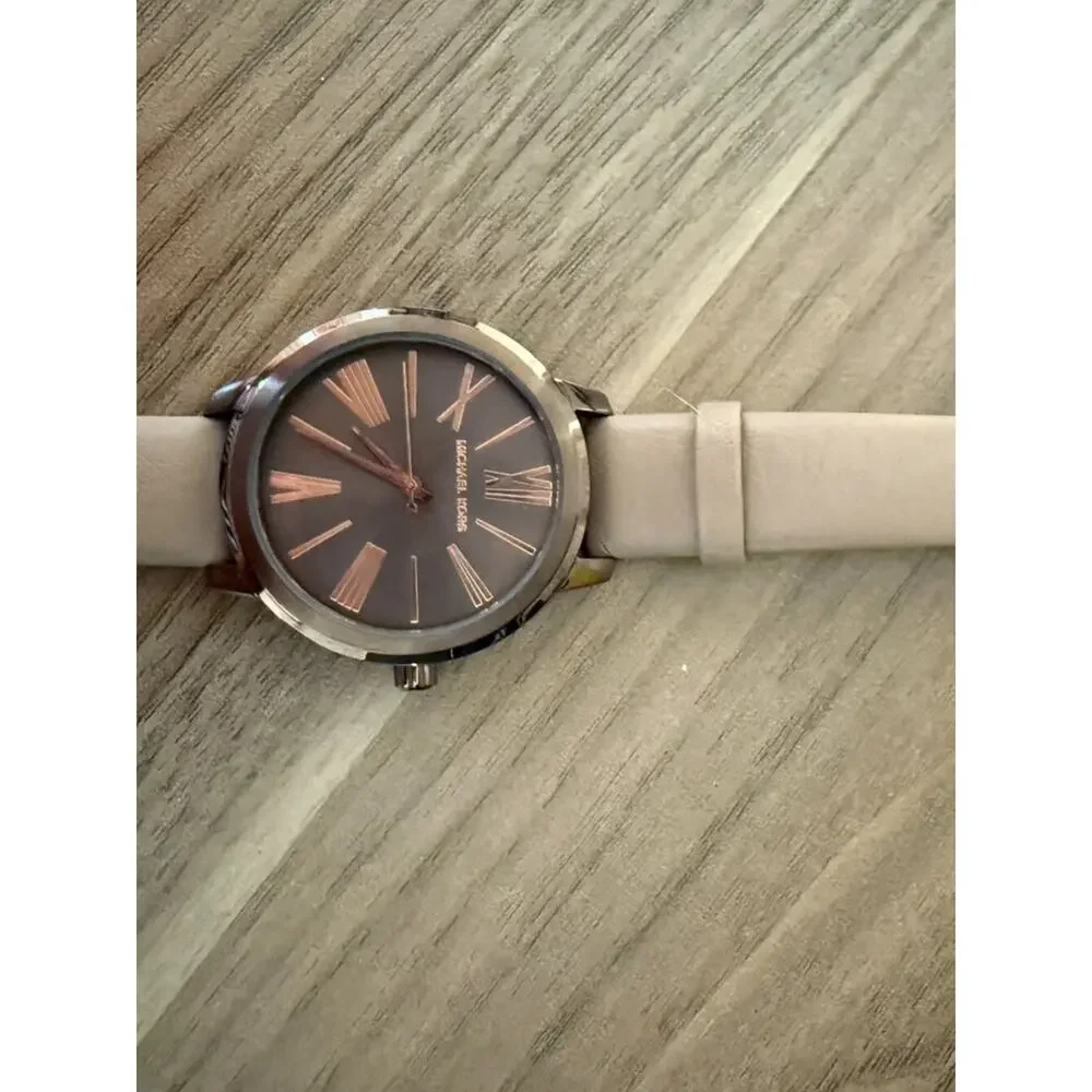 Michael Kors Brown and Rose Gold Watch